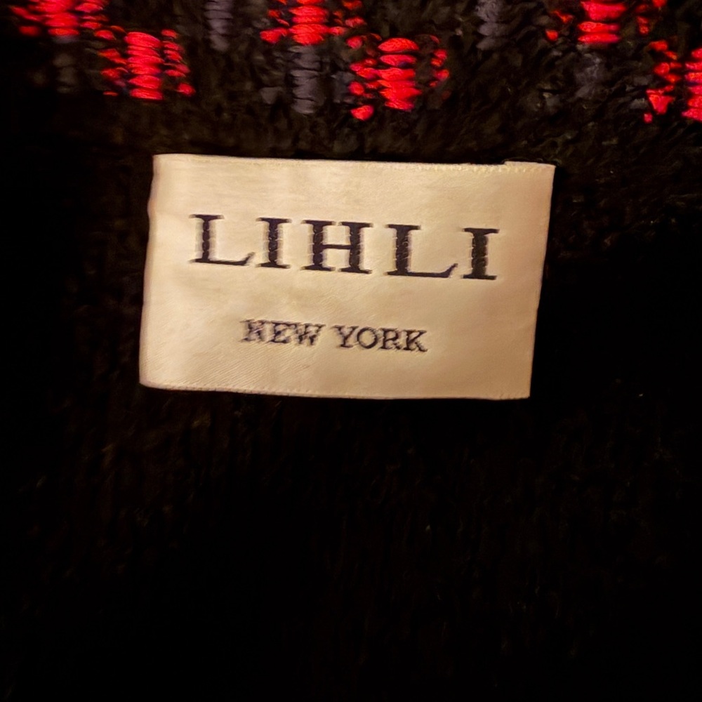 Silk Long Sleeve Skirt, Top & Sweater Lihli New York Vintage Outfit - Picture 8 of 12